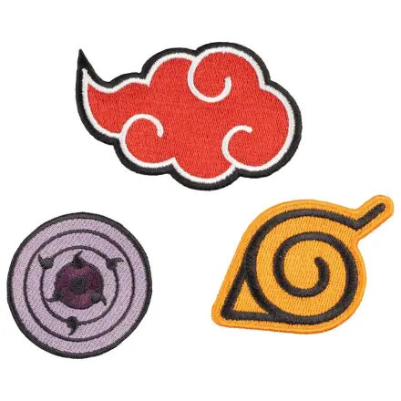 Naruto Shippuden sada 3 nášivek fotografii produktu