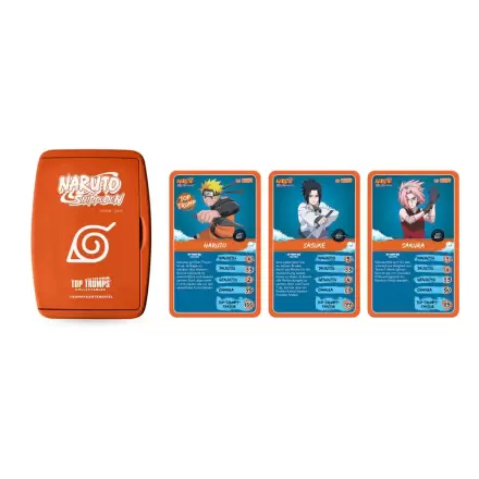 Naruto Shippuden Sběratelská karetní hra Top Trumps Kvíz Anime Sběratelské *Německá verze* termékfotója