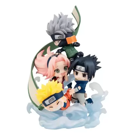 Naruto Shippuden FigUnity PVC Mini Soška Sraz se zde, Tým 7 13 cm termékfotója