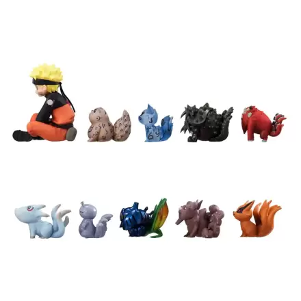 Naruto Shippuden Gaiden G.E.M. Series PVC Socha Naruto Uzumaki & Biju Sada 7 cm fotografii produktu
