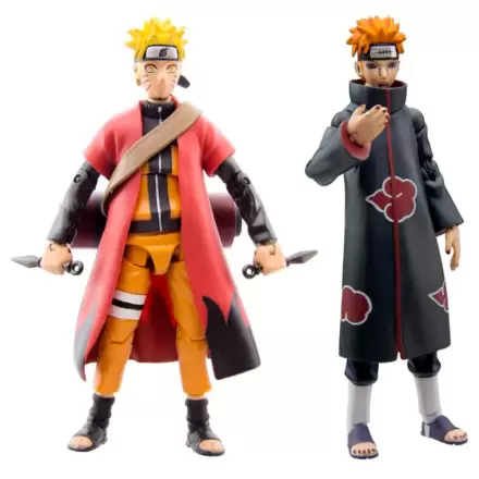 Naruto Shippuden Naruto vs Pain Sage Mode 25th Anniversary sada figurek 10cm fotografii produktu
