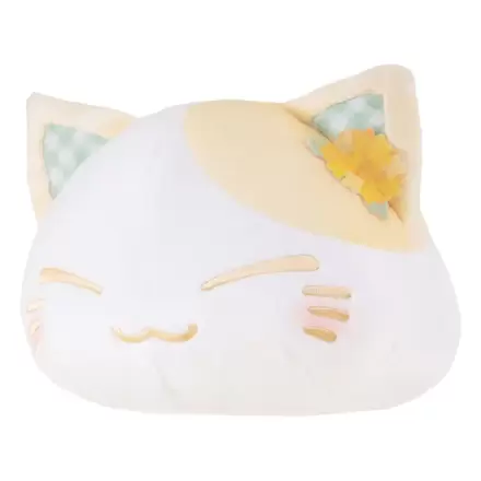 Nemuneko Cat Plyšová figurka Rape Flower Pattern Ear Decoration Žlutá barva Verze 30 cm fotografii produktu