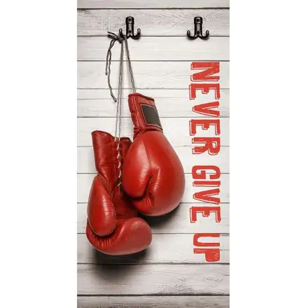 Never Give Up osuška, plážová osuška 70x140cm fotografii produktu