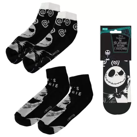 Nightmare before Christmas kotníkové ponožky 2 balení 36-43 fotografii produktu