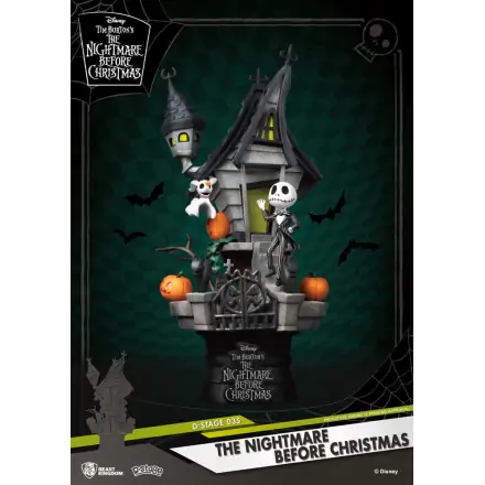 Nightmare before Christmas D-Stage PVC Diorama Jack's Haunted House 15 cm fotografii produktu