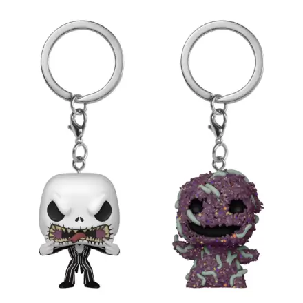 Nightmare Before Christmas Funko POP! sada 2 ks vinylových přívěsků Jack/Oogie 4 cm fotografii produktu
