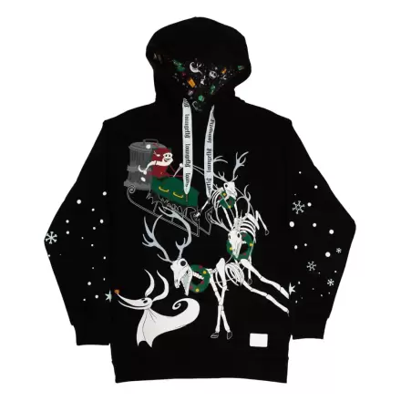 Nightmare Before Christmas by Loungefly mikina s kapucí Vánoční Město fotografii produktu