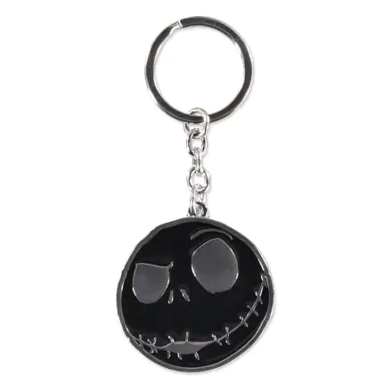 Nightmare Before Christmas Kovová klíčenka Jack Skellington's Face fotografii produktu