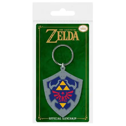 Legend of Zelda Gumová Klíčenka Hylian Shield 6 cm fotografii produktu