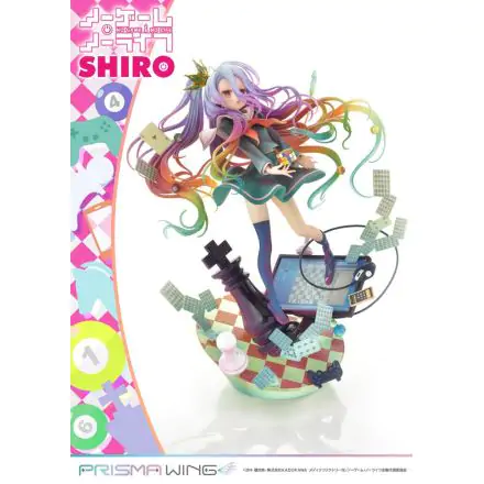 No Game No Life Prisma Wing PVC socha 1/7 Shiro 27 cm termékfotója