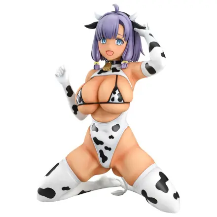 Nukitashi The Animation PVC Socha 1/5 Misaki Hotori Cow print costume Tanned Ver. 22 cm fotografii produktu