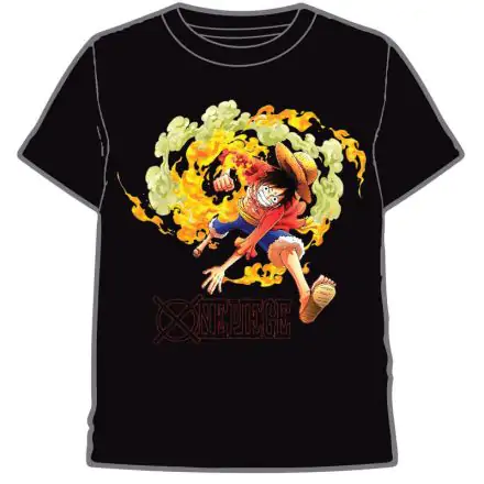 One Piece Luffy Attack tričko fotografii produktu