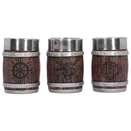 One Piece sada panáků s barelem 8 cm fotografii produktu