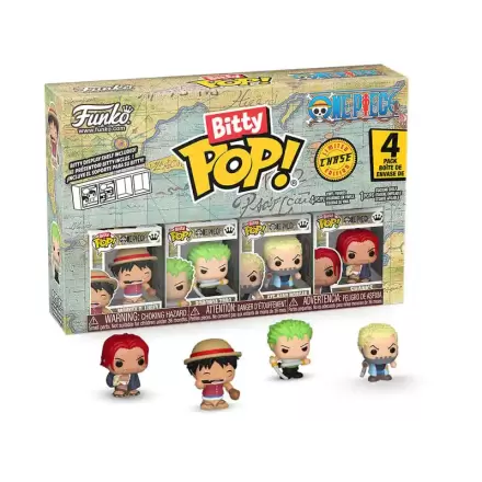 One Piece Bitty Funko POP! Vinylová figurka 4-balení Luffy fotografii produktu