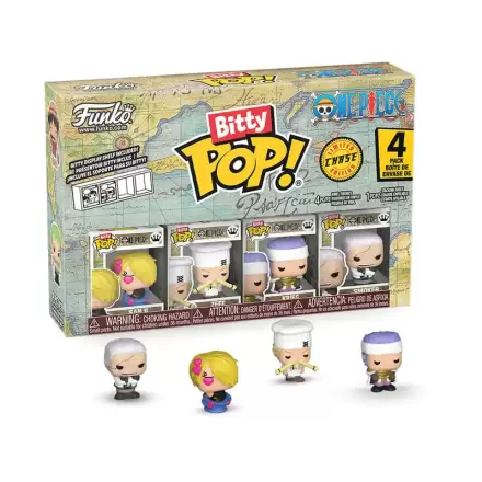 One Piece Bitty Funko POP! Vinylová figurka balení 4 ks Sanji fotografii produktu