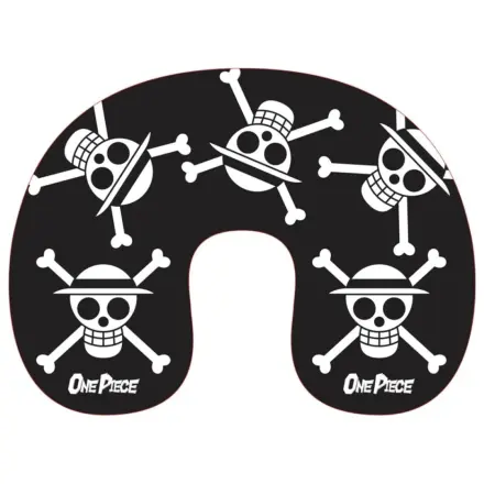 One Piece Black Skull cestovní polštář, polštář na krk fotografii produktu
