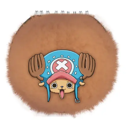 One Piece Chopper kulatý chlupatý zápisník fotografii produktu