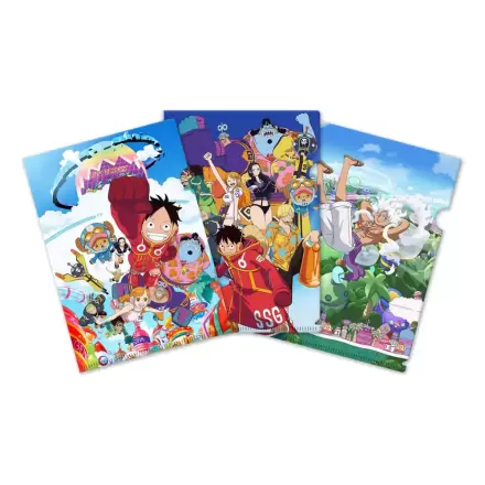 One Piece Clearfile Sada 3 ks Egghead Saga fotografii produktu