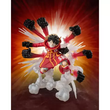 One Piece Figuarts ZERO Extra Battle PVC Soška Monkey D. Luffy -Gum Gum Hawk Gatling- 19 cm termékfotója