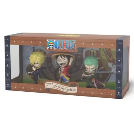 One Piece Freeny's Hidden Dissectables Vinylová figurka Luffy, Zoro a Sanji 10 cm fotografii produktu