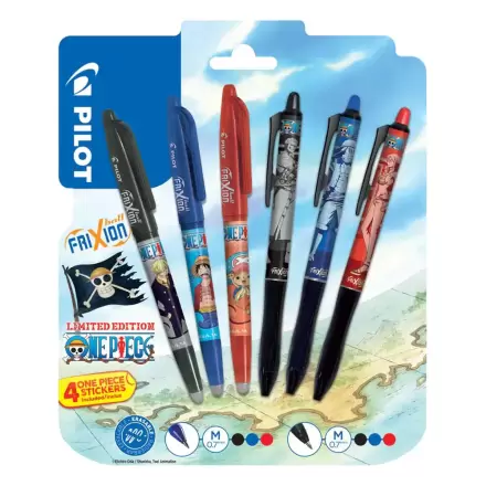 One Piece Balení 6 ks rollerů FriXion Ball & Ball+ Limited Sticker Edition LE 0.7 fotografii produktu