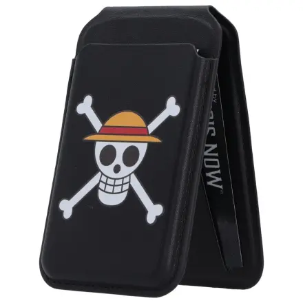 One Piece držák na karty Luffy Jolly Roger černý 10 cm fotografii produktu