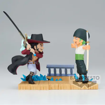 One Piece Log Stories Roronoa Zoro VS Dracule Mihawk figurka 7 cm termékfotója