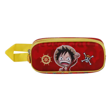 3D dvoupatrový penál One piece Luffy termékfotója