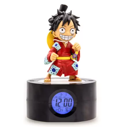 Budík One Piece se světlem Ruffy 18 cm termékfotója