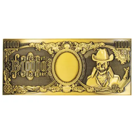 One Piece Replika 10 000 World Berry Kovová bankovka 6 x 15 cm fotografii produktu