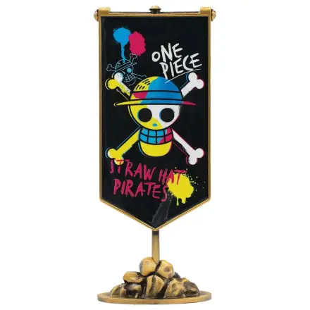 One Piece replika kovového banneru Straw Hat Pirates 11 x 6 cm fotografii produktu