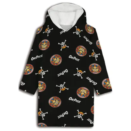 One Piece Thousand Sunny nositelná plyšová fleecová deka Pončo 7-14 let fotografii produktu
