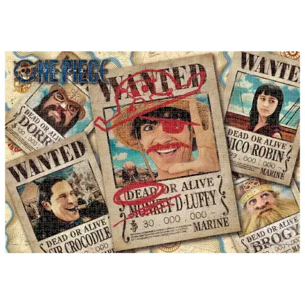 One Piece puzzle s 1000 dílky Wanted fotografii produktu