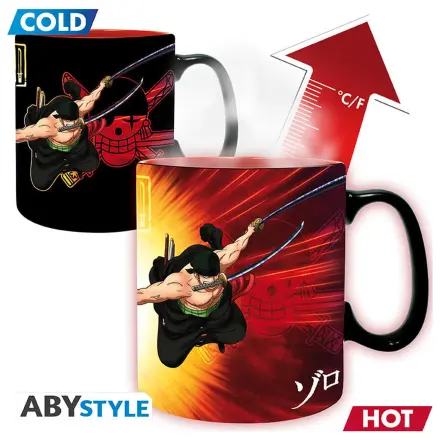 One Piece Zoro & Sanji Proměňovací hrnek 460ml fotografii produktu