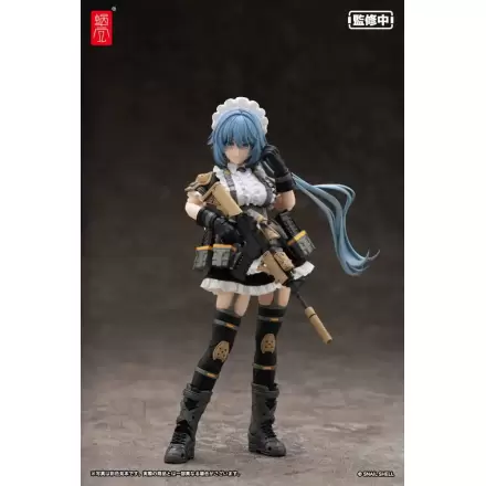 Originální stavebnice akční figurky postavy 1/12 RA-02 Tactical Maid Kazune Tokiwa 16 cm termékfotója