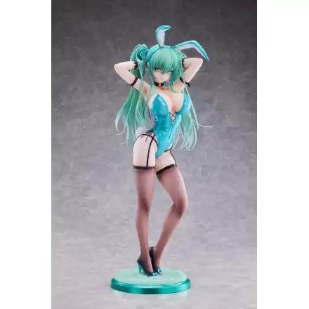 Originální postava PVC socha 1/4 Zelená Dvojitá Copatá Bunny-chan 43 cm termékfotója