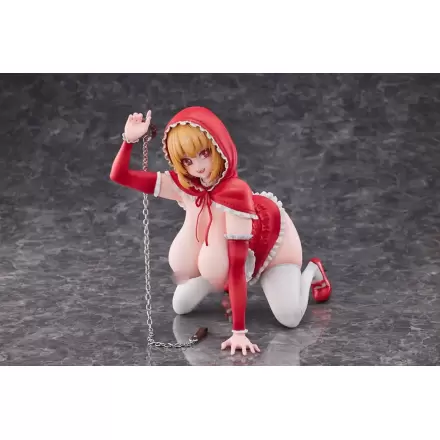 Original Character PVC Socha 1/5 Little Red Riding Hood And The Wolf Girl Little Red Riding Hood 21 cm fotografii produktu