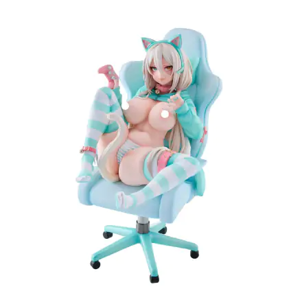 Originální postava PVC 1/6 Nekomata Gamer Shiro 25 cm termékfotója