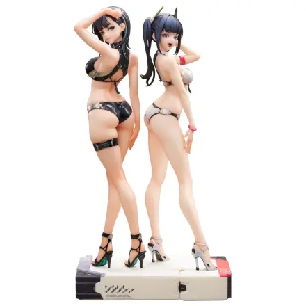 Originální postava SSR PVC Sochy 1/6 Konno Ao & Hakuyou Maruko 30 cm fotografii produktu