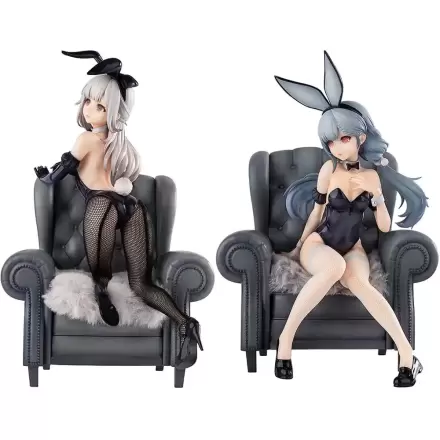 Originální postava SSR PVC soška 1/7 Yi Ren Guan - House of Unhumans Jin Hua: Bunny verze + Qiao Er kombinovatelní 23 cm termékfotója