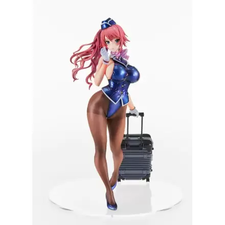 Original Character PVC Soška Tight na Oshigoto Work 3: Cabin Attendant Aya Saionji Antenna Shop Limited Edition 25 cm termékfotója