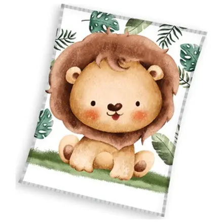 Lion Giggles Fleecová deka 110x140cm fotografii produktu