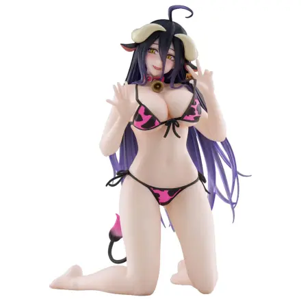 Overlord PVC Socha Desktop Cute Figure Albedo Cow-Print Swimsuit Ver. Renewal 13 cm fotografii produktu