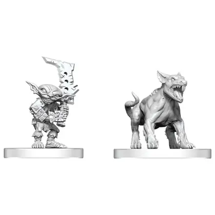 Pathfinder Battles Deep Cuts nenabarvená miniatura Goblin Commando & Goblin Dog 13 cm fotografii produktu