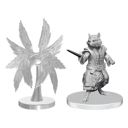 Pathfinder Deep Cuts nenabarvené miniatury Procyal (Raccoon Agathion) & Zoaem (Ring Archon) fotografii produktu