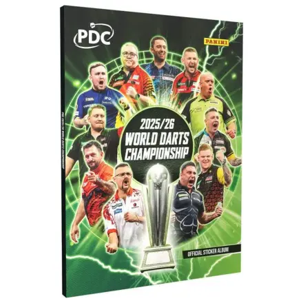 PDC World Darts Championship 2025/26 Sticker Collection Album s tvrdými deskami fotografii produktu