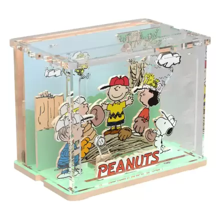 Peanuts Puremind DIY Stavebnice Mini Scéna Baseball Time fotografii produktu