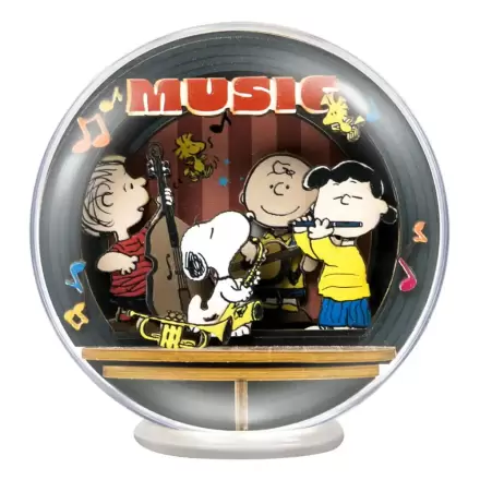 Peanuts Puremind Stavebnice Glóbus Wooden Divadlo Glóbus Night of Music fotografii produktu