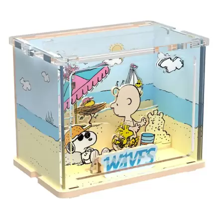Peanuts Puremind DIY Stavebnice mini scéna Chilling at the Beach fotografii produktu