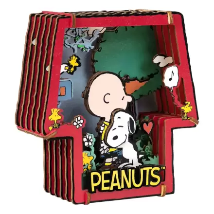 Peanuts Puremind modelářská stavebnice dřevěné divadlo Healing Hug fotografii produktu